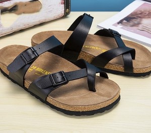 Pantofole da spiaggia con fibbia regolabile all'ingrosso personalizzate in fabbrica <span class=keywords><strong>sandali</strong></span> in <span class=keywords><strong>sughero</strong></span> da <span class=keywords><strong>donna</strong></span> - Product Image 6