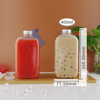 Bouteilles en plastique PET carrées de qualité alimentaire, vente en gros de bouteilles vides pour jus, boissons, sauces, miel, emballages liquides