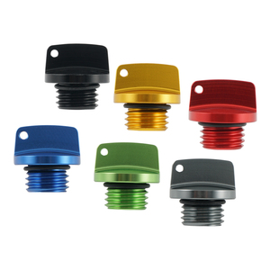 NiceCNC ปลั๊กช่องเติมน้ำมันอลูมิเนียมสำหรับ Honda VTR1000F 1998-2005 <span class=keywords><strong>VFR1200X</strong></span> 2014-2015 CBR1000S 2014-2016 - Product Image 1