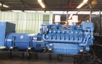 Générateur 1000KVA Moteur MTU Diesel Générateur de secours/de sauvegarde Station-service essence/gaz