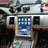 UPSZTEC 12,1 "Android 13 estilo Tesla pantalla Vertical navegación coche REPRODUCTOR DE Radio Multimedia para Jaguar XF 10-16 Carplay incorporado