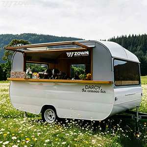 Carrito de Comida Eléctrico Portátil, Camión de Aperitivos Móvil, Carrito de Venta de Hot Dogs y Helados con Ruedas para Fácil Movimiento - Product Image 1