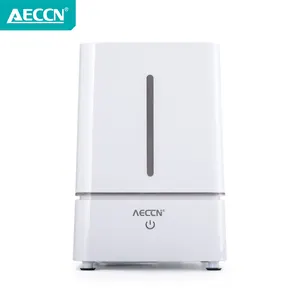  AECCN卸売4Lファッションタッチパネル水なし自動シャットオフ360度ミストノズルクールミスト超音波加湿器
