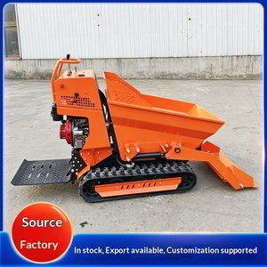 Self-loading crawler dump truck with load of 0.5t construction engineering transport truck small crawler dump truck - Product Image 1