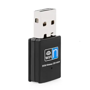 Mini Wireless Network Card Wifi Dongle Receiver 300M Wireless USB Adapter for Laptop Desk
