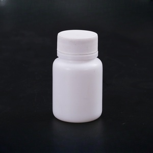 Flacon à pilules en plastique blanc personnalisé, conteneur pour capsules de médicaments en HDPE, emballage pharmaceutique, résistant à l'humidité, avec bouchon résistant aux enfants - Product Image 1