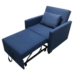 Colorful Single Sofa High End Office Lunch Break Apartment Leisure Chair Folding Sofa Bed Dual Use Couch