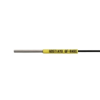 Sonde à réflexion diffuse coaxiale à fibre optique GF-R49X pour automatisation industrielle, test standard, type cylindrique, petite optique