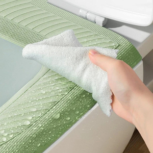 Funda Adhesiva Impermeable para Asiento de Inodoro de EVA, Universal, Reutilizable, con Accesorios de Baño, Decoración para <span class=keywords><strong>WC</strong></span> - Product Image 5