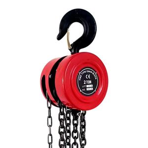 Pa lăng xích tay quay dòng HSZ, xích G80, tải trọng 1-5 tấn, chất liệu kim loại, loại HSC, dùng cho nhà máy sản xuất - Product Image 2
