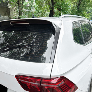Para VW <span class=keywords><strong>Tiguan</strong></span> MK2 2017 2018 2019 2020 2021 2022 2023 coche ventana trasera alerón lateral Canard Canards divisor pegatinas - Product Image 5