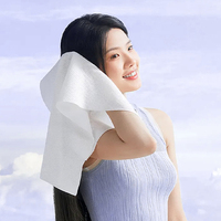 Rouleau de draps jetables non tissés en spunlace avec ligne de déchirement facile, doux, pour table de salon de beauté, massage et spa