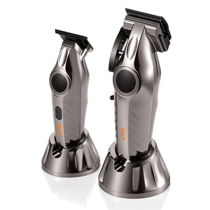 Juego de Cortapelos Profesional RAF R.496, Kit de Afeitado Inalámbrico para Hombre, Recortadora Eléctrica para Barberos, <span class=keywords><strong>Afeitadora</strong></span> Recargable con Cuchilla en T - Product Image 1
