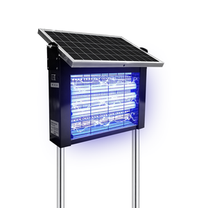 Lampe solaire anti-<span class=keywords><strong>moustique</strong></span> pour l'extérieur, sans fil, portable, pour camping, avec capteur, piège à mouches - Product Image 1