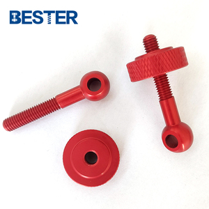 China Manufacturer M4 <strong>Brass</strong> Aluminum Joint Lifting Ring Screws Fish Eye Dog <strong>Bolt</strong> <strong>and</strong> M2.5 <strong>Wing</strong> butterfly <strong>Nut</strong> - Product Image 2