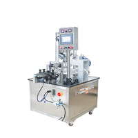 Gobelet rotatif personnalisé automatique gelée yaourt crème glacée jus sucre miel machine à sceller remplissage discal capsulage