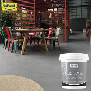 Saibaoli Professional Morandi <strong>Colour</strong> Ready-Mixed Microcement Resin Liquid Coating Microcement Plant Building - Product Image 4
