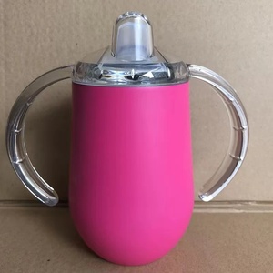 BORGE personalizado 10oz de acero inoxidable Baby Sippy Cup con boquilla vaso biberones con doble ASA - Product Image 6