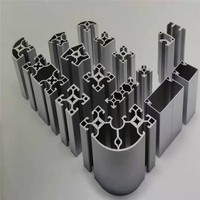 Profil d'extrusion en aluminium anodisé à rainures en T pour assemblage structurel de cadre industriel