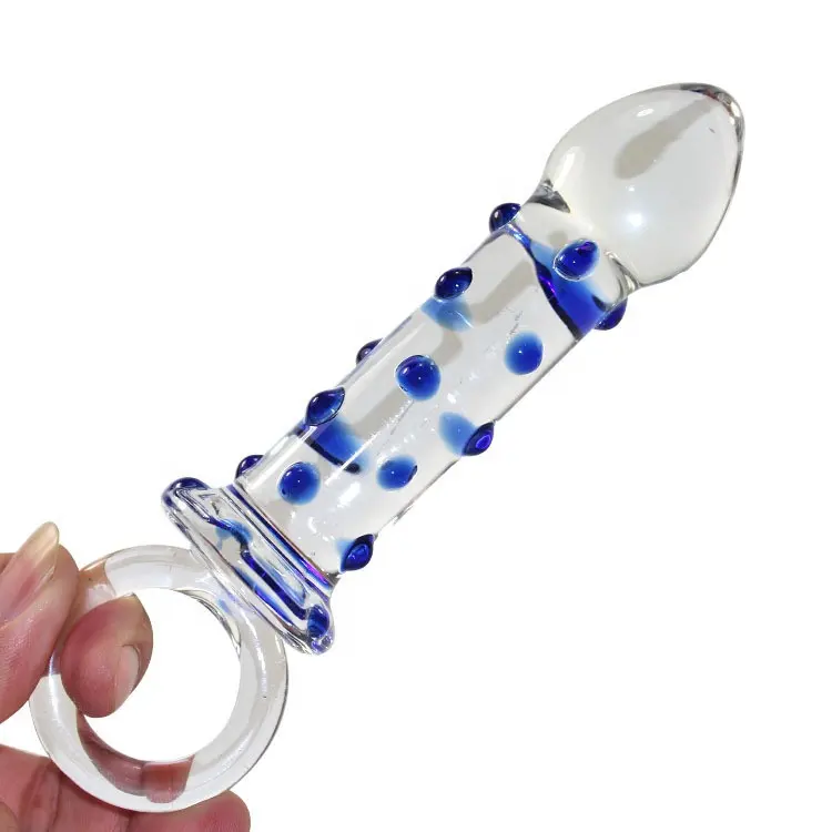 Glass Dildo for Women Pussy Masturbation Glass Massage Wand for Girl Sex Toys for Female Clitoral Vaginal Masturbator