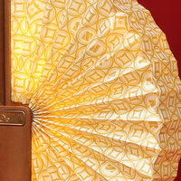 2025 nouvelle tendance créative pliant papier OM lampe veilleuse type-c Rechargeable LED lumières promotionnel pratique cadeau d'affaires