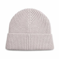 Chapeau d'hiver sportif décontracté à la mode, logo brodé personnalisé, bonnet en tricot côtelé unisexe