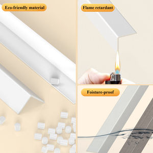 Bande de PVC flexible moderne pour le bordage des meubles d'hôtel et de villa, <span class=keywords><strong>moulure</strong></span> décorative pour les coins intérieurs et extérieurs du plafond - Product Image 2