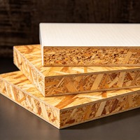 Panneaux OSB écologiques pour projets de construction, fournisseur de panneaux de particules E0 4x8 9mm 18mm, panneaux OSB mélaminés