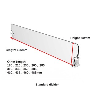 Từ siêu thị hiển thị PVC Kệ Divider sevider Divider cho cửa hàng bán lẻ - Product Image 5