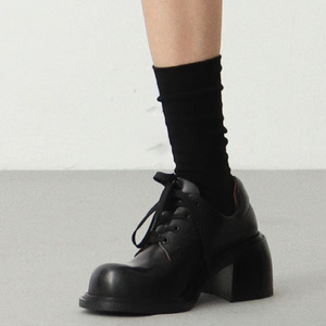 2024 belles femmes dernières filles chaussures d'école gros orteil <span class=keywords><strong>talon</strong></span> épais haute qualité en cuir véritable chaussures à lacets derby chaussures mocassins - Product Image 3