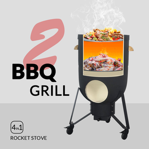 Estufa Kamado SEB <span class=keywords><strong>con</strong></span> <span class=keywords><strong>Horno</strong></span> de Pizza Multifuncional, Brasero y Parrilla para <span class=keywords><strong>Cocina</strong></span> al Aire Libre - Product Image 4