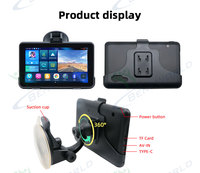 Écran intelligent 7 pouces OEM ODM Carplay/Android Auto 4+64 Go Système Android 14 Mirror Link