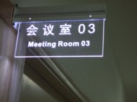 Letrero de Puerta Personalizado con Panel LED y Espejo de Acero Inoxidable para Apartamentos y Hoteles, Decoración para Taxis con Número de Habitación