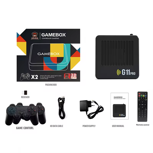 Game Box 64gb 45000 Games Dual System Support Tv Classic Retro Video Game Console 4k Classic Gaming Console G11 Pro