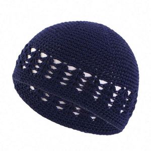Gorro Kufi Musulmán para Hombre, Transpirable, de Hilo de Algodón Común, para Todas las Estaciones, Gorro para el Sol para Actividades al Aire Libre - Product Image 1