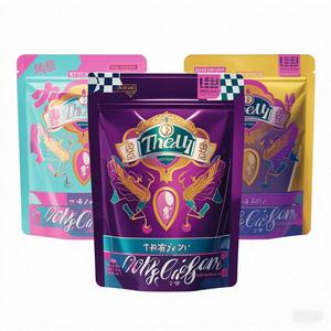 OEM Custom Logo Smell Moisture Proof Edible Stand Pouch Gravure Printing Custom Printed Chewing Gum Bags Zipper Top Custom - Product Image 2