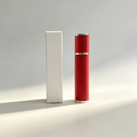 Flacon vaporisateur de parfum rechargeable 10 ml en cuir, nouveau design personnalisé en usine, brume fine