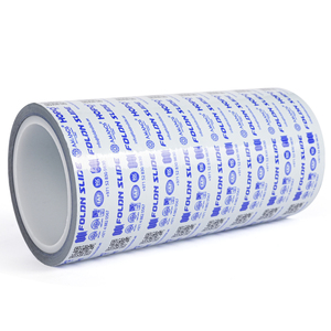 <span class=keywords><strong>Film</strong></span> de protection de surface en polyéthylène noir et blanc imprimé, largement utilisé pour les profilés en aluminium - Product Image 1