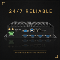 Computadora Industrial Integrada Sin Ventilador YCT, 6 Puertos COM RS232 RS485, LAN Gigabit Dual para Sistema de Gestión de Energía Inteligente