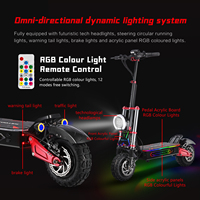 6000W Çift Motorlu Arazi Elektrikli Scooter 85km/s Hızlı Yetişkin E-Scooterı Koltuklu AB/ABD Hızlı Teslimat İki Tekerlekli Scooter
