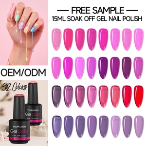 Esmalte de Uñas en Gel de Colores Mezclados de Alta Calidad, 15 ml, Buena Viscosidad, No se Encoge Fácilmente, Venta al por Mayor para Salones de Belleza - Product Image 1
