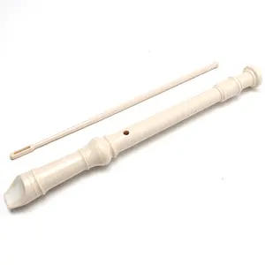 Flauta de 8 agujeros, accesorio de instrumento musical, clarinete ABS, flautas de plástico de estilo alemán, grabadora Soprano, flauta, grabadora Flauta Descant