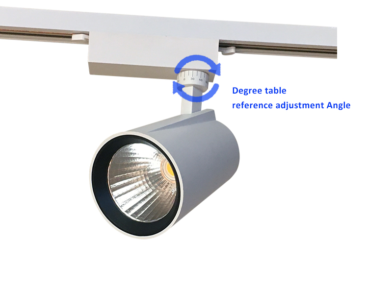 高品质led聚光灯轨道10w 20w 30w斑点轨道灯