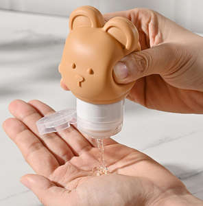 Nouvelle bouteille vide rechargeable de 80 ml, mini tube souple portable, sans BPA, anti-fuite, tubes compressibles - Product Image 4