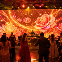 Pantalla LED de Alquiler para Interiores P3.91 a Todo Color, Brillo de 1200cd, Garantía de 2 Años para Eventos, Bodas y Fiestas