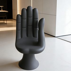 Silla Tapizada en Forma de <span class=keywords><strong>Mano</strong></span> Y251 de FRP, Asiento de Fibra de Vidrio Resistente para Salas de Juego Infantiles, Áreas de Juego Familiares y Relajación - Product Image 2