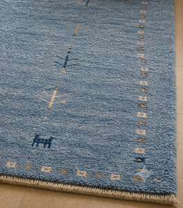Alfombra de Lana Gabbeh Anudada a Mano, Alfombra Tradicional Hecha a Mano para Sala de Estar, Comedor y Oficina - Product Image 3