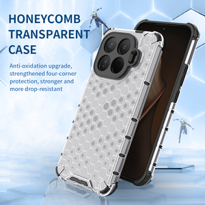 Sang Trọng Phổ Biến Rõ Ràng Minh Bạch Chống-Drop Shipping Trường Hợp Điện Thoại Đối Với Xiaomi 15T Pro <span class=keywords><strong>OnePlus</strong></span> 15 Phong Cách TPU + PC 2 Trong 1 Trường Hợp Điện Thoại - Product Image 2