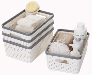 Práctica PP contenedor de almacenamiento de hogar organizador mantener algo <span class=keywords><strong>en</strong></span> lugar de tamaño pequeño - Product Image 1