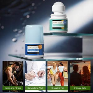 Déodorant anti-transpirant en roll-on sans parabène, 48h de protection longue durée, 30ml, vente en gros - Product Image 5
